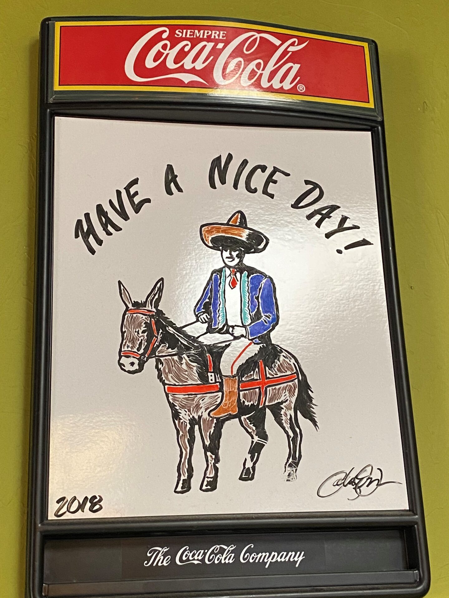 sign saying have a nice day